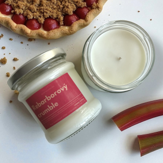 Svíčka REBARBOROVÝ CRUMBLE 150g